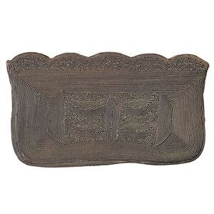 Vintage 1940s/1950s Brown Ador Bag Genuine Cord Clutch